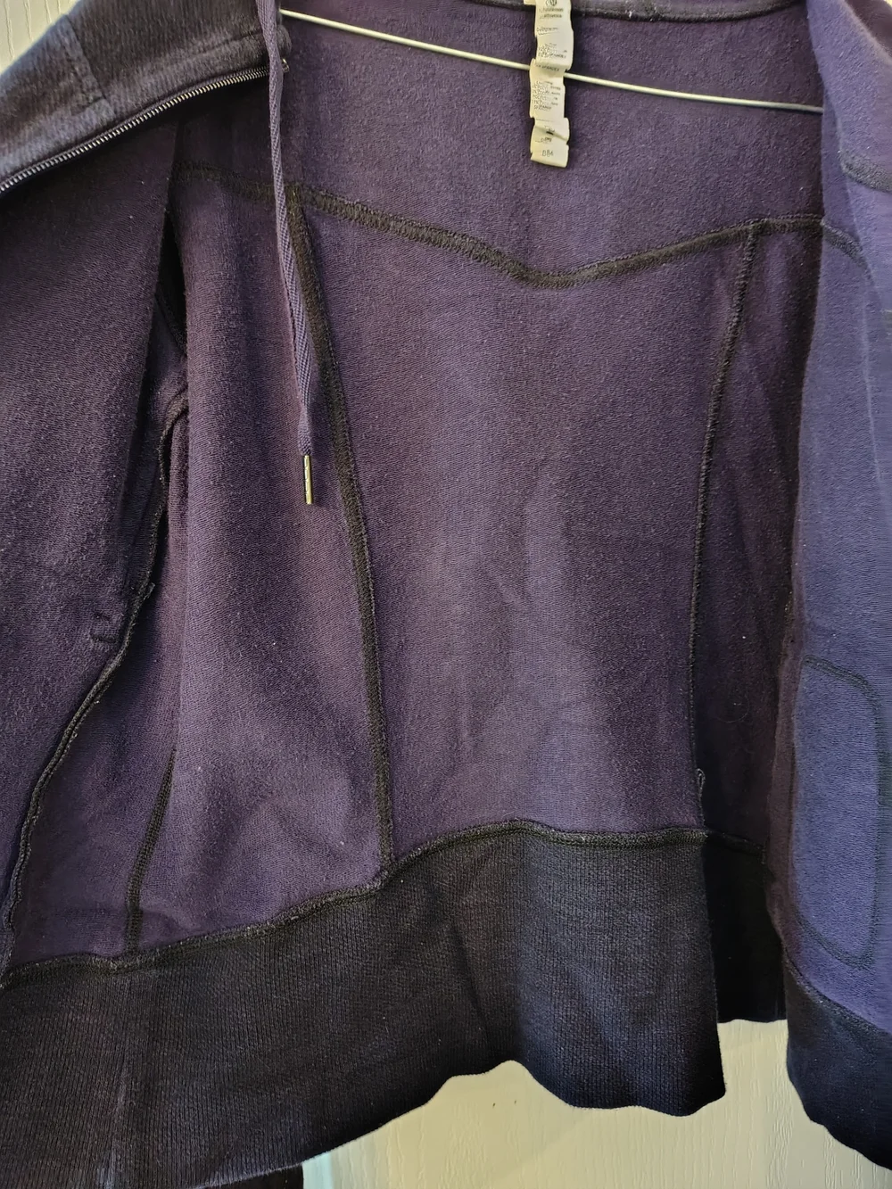 lululemon athletica Deep Purple Hooded Utility Zip Jacket